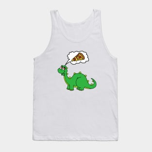 dino love pizza Tank Top